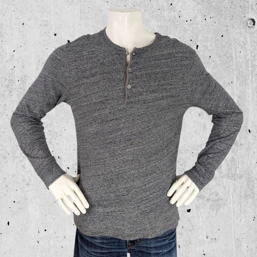 J Crew Henley Shirt Size Medium Knit Goods Long Sleeve J. Crew